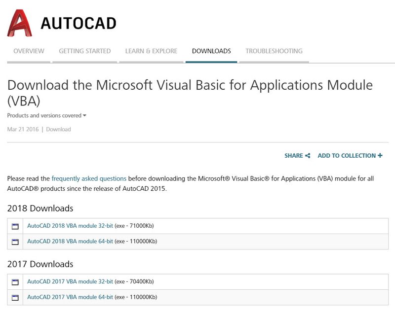 Autodesk vba. Autodesk vba