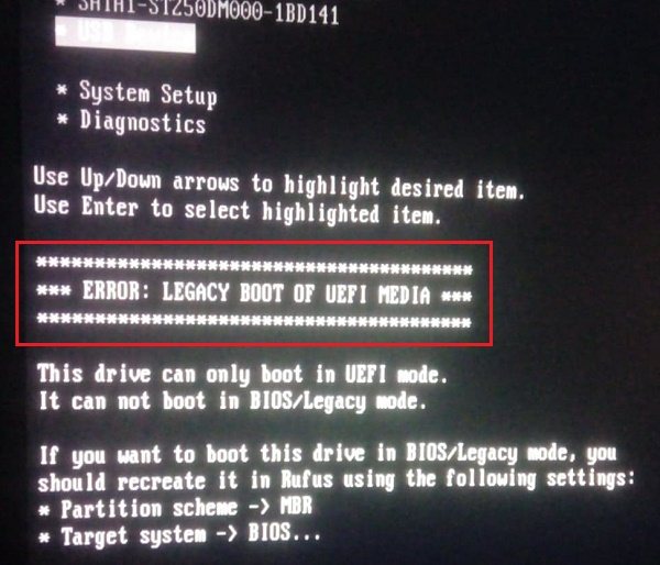 This drive can only in uefi. Legacy биос. Ошибка BIOS Legacy Boot of UEFI only Media. Ошибка Error: BIOS Legacy Boot of UEFI-only Media. BIOS Legacy Boot.